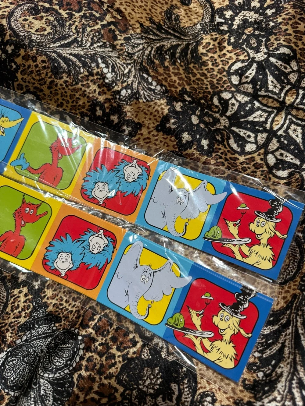 Dr. Seuss Colorful Decor trim set of 2